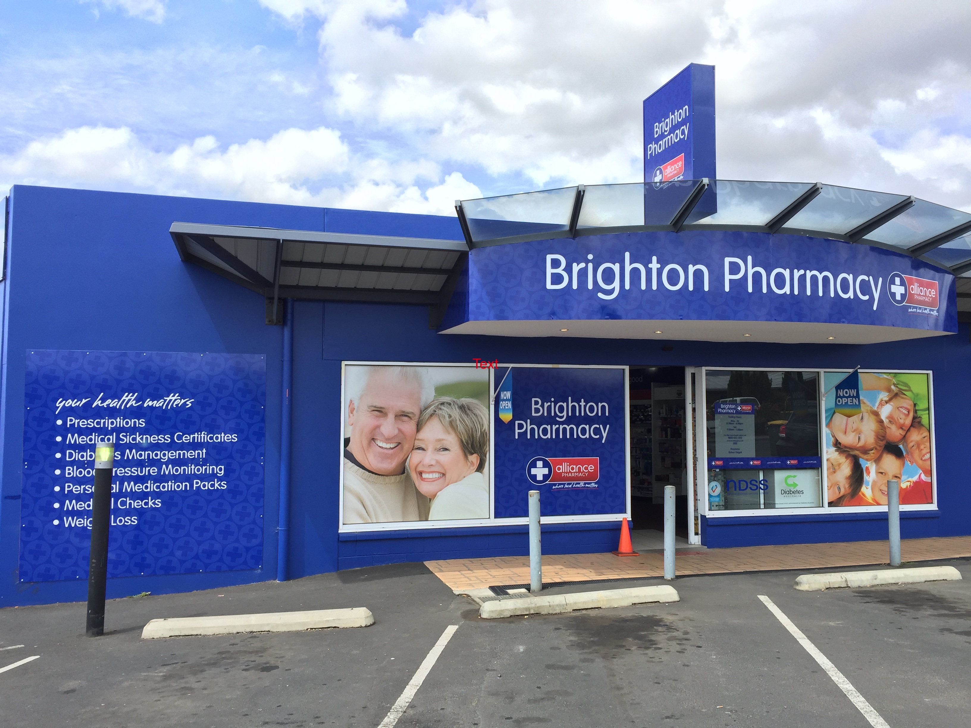 Brighton Pharmacy storefront at 172 Brighton Road